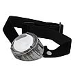Steampunk Monovision Silver/Black Eye Patch